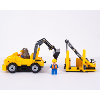 Đồ Chơi Lắp Ráp Máy Xúc Đào Thủy Lực 2 Trong 1 - Hydraulic Excavator - Toys&Joys 8632 (268 Mảnh Ghép)