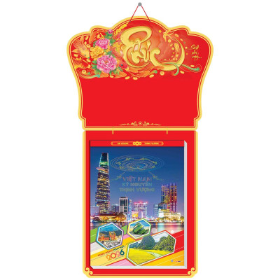 Lịch Bloc Cực Đại 2026 - Việt Nam Kỹ Nguyên Thịnh Vượng - Phúc - Hoa Niên HN06