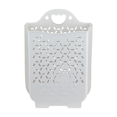 Giỏ Đựng Đồ Giặt Nhựa PP TABBY MàuTrắng W35.5xD25.5xH48 Cm|Index Living Mall|Nội Thất Thái Lan