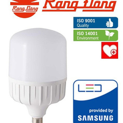 Bóng đèn led bulb trụ 80W Rạng Đông, model LED TR140/80w