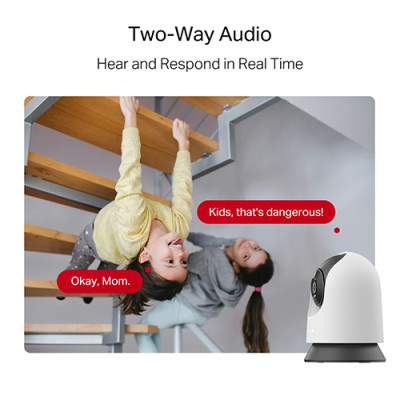 Camera trong nhà Mercusys Pan/Tilt Home Security Wifi 3MP 2K MC210 - Hàng chính hãng