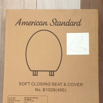 Nắp nhựa dùng cho bồn cầu American Standard đóng êm SCVN 49100S-WT -hàng chính hãng American Standard