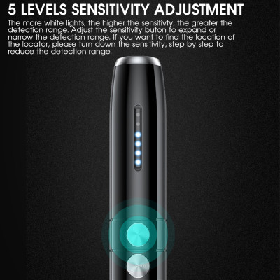 ROGTZ - Máy dò phát hiện Camera ẩn GPS Định vị Tín Hiệu Máy nghe trộm T8 Màn hinh LED Phát hiện tín hiệu đa định dạng WiFi 3G/4G GSM GPS LOJACK RF Chế độ phát hiện đa dạng Điều chỉnh độ nhạy Văn phòng Khách sạn Xe hơi Nhà ở Hàng Chính Hãng