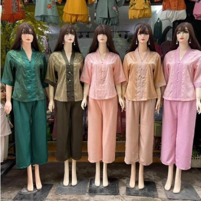 ĐỒ LAM ĐI CHÙA đồ Phật Tử-Mẫu Gấm Cao Cấp