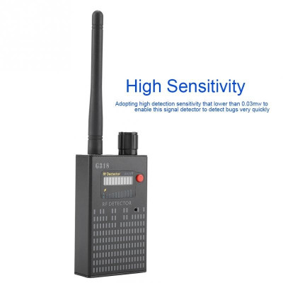ROGTZ - Máy Dò Tín Hiệu GPS G318 RF Detector Tích hợp AI trí tuệ nhân tạo Bảo vệ vượt trội Dò tìm đa dạng Tín hiệu điện thoại GPS RF Wifi CDMA 4G Tự động quét Độ nhạy tùy chỉnh linh hoạt Khách sạn Nhà ở Phòng Thay đồ Riêng Tư An Toàn - Hàng Chính Hãng
