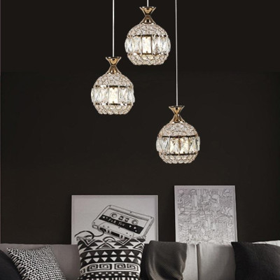 Bộ đèn thả KAIRI pha lê sang trọng - kèm bóng LED chuyên dụng