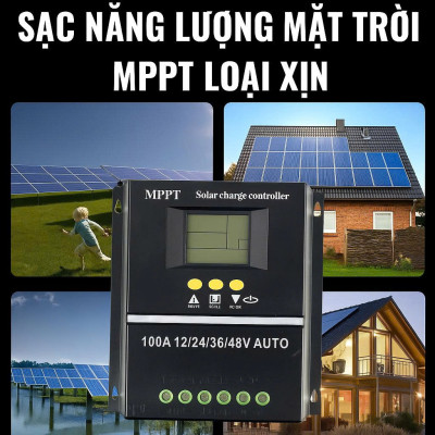 Bộ Sạc MPPT 80A 12V-48V – Bộ Điều Khiển Năng Lượng Mặt Trời Thông Minh, Dành Cho Hệ Solar Gia Đình, đèn trang trí