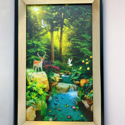 Tranh đèn LED nghệ thuật TR-07 hiện đại 3 chế độ ánh sáng