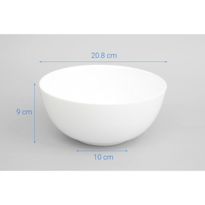 Bát tô đựng canh/trộn salad  thủy tinh Luminarc Diwali 21cm D7410 | Hàng chính hãng