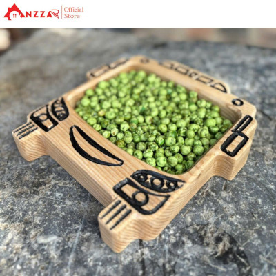 Khay Gỗ Decor Hình Ô Tô – Nguyên Khối Cao Cấp – Đựng Mứt, Hạt Sấy, Quà Tặng Trung Thu Tết