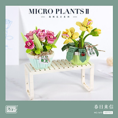 Đồ Chơi Lắp Ráp Chậu Hoa 409Pcs 1673 