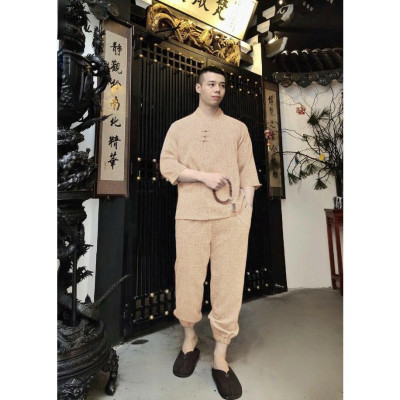 ĐỒ LAM ĐI CHÙA #Mã Freeship Xtra RP028#Mẫu Lam Nam Cao Cấp S5