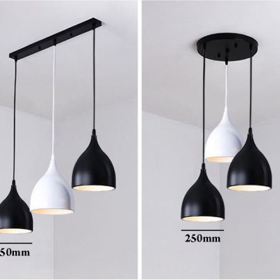 Đèn thả HIOKE phong cách sang trọng trang trí nội thất cao cấp D250 (mm) - kèm bóng LED chuyên dụng.