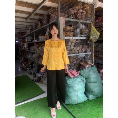 ĐỒ LAM ĐI CHÙA PHÁP PHỤC PHẬT GIÁO BÀ BA GẤM