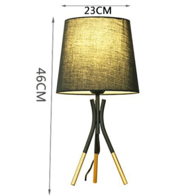 Đèn ngủ để bàn CAMILE  3 chân kèm bóng Led phong cách VINTAGE