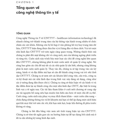 Sách - Quản Lý Công Nghệ Thông Tin Trong Y Tế - Chiến Lược, Tầm Nhìn Và Kỹ Năng