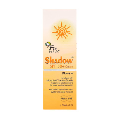 Kem chống nắng FIXDERMA SHADOW SPF 50+ Cream giúp giữ ẩm, giúp bảo vệ da (Tuýp 75g)