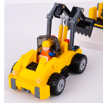Đồ Chơi Lắp Ráp Máy Xúc Đào Thủy Lực 2 Trong 1 - Hydraulic Excavator - Toys&Joys 8632 (268 Mảnh Ghép)