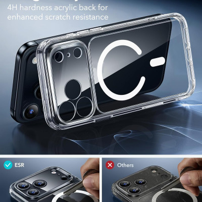 Ốp Lưng cho iPhone Air / iPhone 17 / iPhone 17 Pro / iPhone 17 Pro Max ESR Classic Hybrid Magnetic Case (Camera Control) - Hàng Chính Hãng