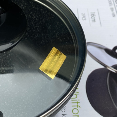 Quánh Đá Đáy Từ Bennix Terra, Nồi Đá Từ Cán Dài Chống Dính Size 16cm- Hàng Chính Hãng