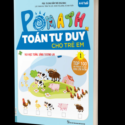  Combo Trọn Bộ Sách PoMath - Toán Tư Duy Cho Trẻ Em 4-6 Tuổi (6 cuốn) 