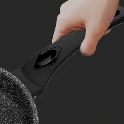 Chảo Chống Dính Vân Đá Đáy Từ Cao Cấp Bennix Terra Đủ Size 24/ 26/ 28/ 30cm- Hàng Chính Hãng