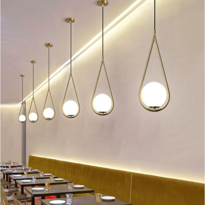 Đèn thả SAPAS hình giọt nước độc đáo trang trí nội thất sang trọng - kèm bóng LED chuyên dụng - (82).