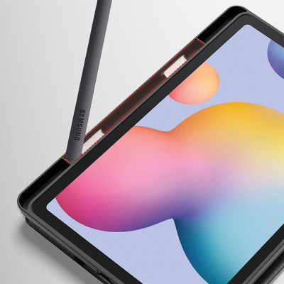 Bao da dành cho Samsung Galaxy Tab S6 Lite P610/P615 DUX DUCIS Smartcover - Hàng nhập khẩu 