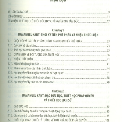 Chủ Nghĩa Duy Tâm Đức - Từ I.Kant Tới G.W.F Hegel (Tủ Sách Khoa Học, Giáo Trình KHXH & NV)