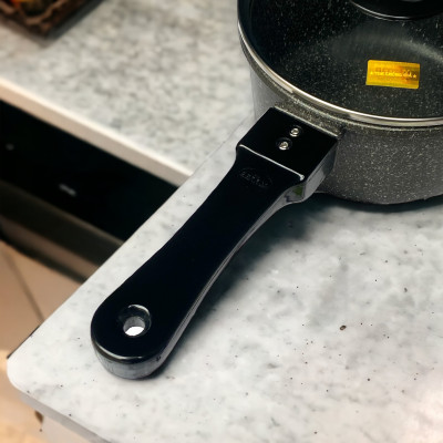 Quánh Đá Đáy Từ Bennix Terra, Nồi Đá Từ Cán Dài Chống Dính Size 16cm- Hàng Chính Hãng