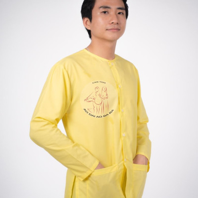 BIGSIZE Bộ Bà ba vàng nam bộ- Miền tây-giá rẻ- Có bộ bà ba Bigsize- Bà ba sỉ toàn quốc, may bộ áo bà ba theo yêu cầu