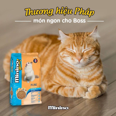 [7KG] Thức ăn cho mèo Minino Yum - Thức ăn cho mèo Vị Hải Sản 7KG .