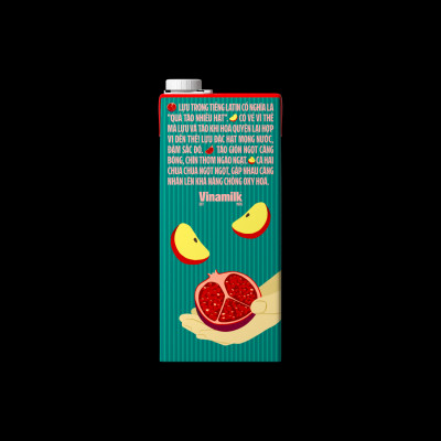 Thùng Nước Trái Cây Cao Cấp Fruit Love Lựu Táo - Thùng 12 Hộp 1L