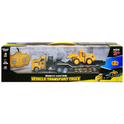 Đồ Chơi Mô Hình Xe Tải Vận Chuyển Xe Công Trình Điều Khiển Từ Xa - Vecto VT200-11