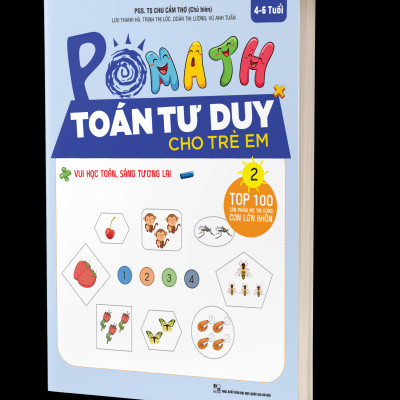  Combo Trọn Bộ Sách PoMath - Toán Tư Duy Cho Trẻ Em 4-6 Tuổi (6 cuốn) 