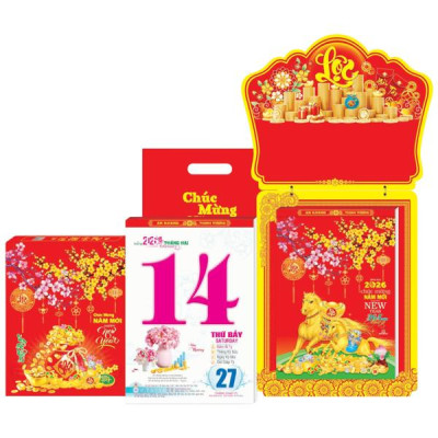 Lịch Bloc Cực Đại 2026 - 365 Ngày Như Ý - Sách Thời Đại STĐ-NST04