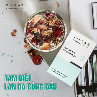 Viên uống D-LAB • Ngăn ngừa mụn ️ • Điều tiết bã nhờn ️• Chăm sóc da • Complexe Peau Nette • Clear Skin Complex • Pháp