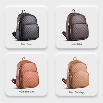 Balo Yuumy ( Thời trang nữ tiện lợi cỡ trung - Balo da Liberal YBA58 )