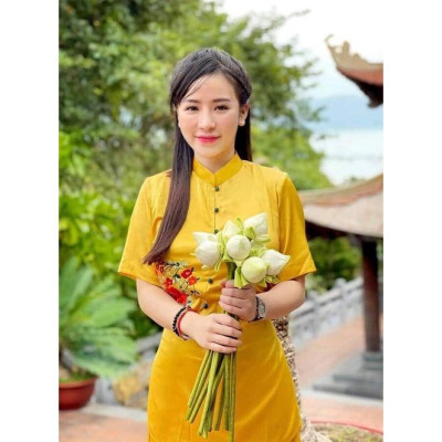ĐỒ LAM ĐI CHÙA Set Đồ Lam Đi Chùa Vải Lụa Cao Cấp  đồ Lam nữ