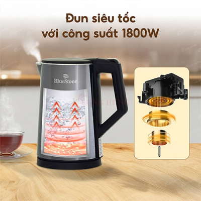 Bình đun siêu tốc Bluestone 1.7 lít KTB-3471 - Hàng chính hãng
