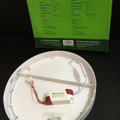 Đèn LED Ốp trần Tròn 24W Ø300mm Rạng Đông - Model: D LN09L