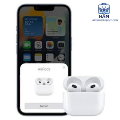 Tai nghe không dây hàng chính hãng WiWU Wi-Airbuds 3: Hỗ trợ sạc không dây, HF Sound, pin trâu, cửa sổ pop-up, điều khiển chạm thông minh