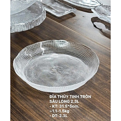 Đĩa tròn FLORENCE ĐƯỜNG KÍNH 31CM hàng chính hãng