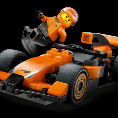 Đồ Chơi Lắp Ráp Lắp Ráp Xe Đua F1 - F1 Driver With McLaren Race Car - Lego City 60442 (86 Mảnh Ghép)
