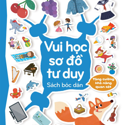 Combo Vui Học Sơ Đồ Tư Duy: Sách Bóc Dán (6 Cuốn)