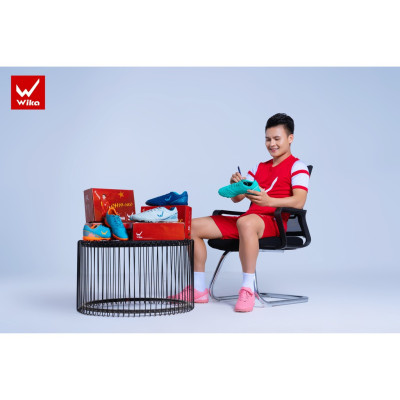 Giày Đá Bóng Wika QH19-NEO Chính Hãng, Giày Đá Banh Sân Cỏ Nhân Tạo Khâu Full Đế Bảo Hành 3 Tháng