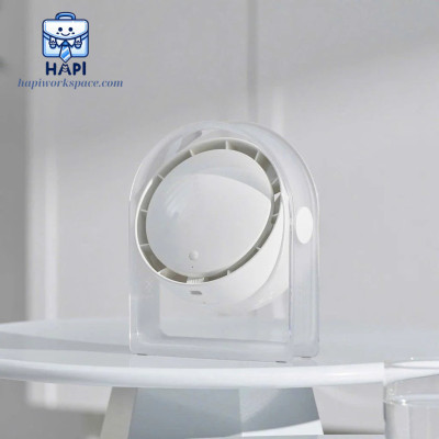 Quạt để bàn hàng chính hãng WiWU Snow Small Hurricane 2000mAh Wi-FS07: Quạt mini tích điện, điều chỉnh góc độ