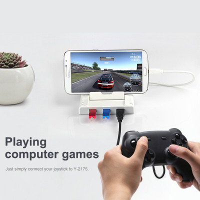 Hub USB 2.0 3 Ports + LAN + OTG Dock Unitek (Y - 2175) - HÀNG CHÍNH HÃNG