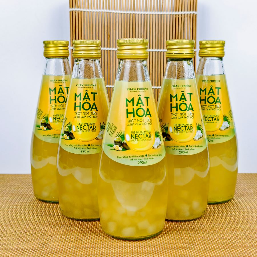 Set Quà Tặng 6 Chai Mật Hoa Thốt Nốt Tươi (290ml/Chai)