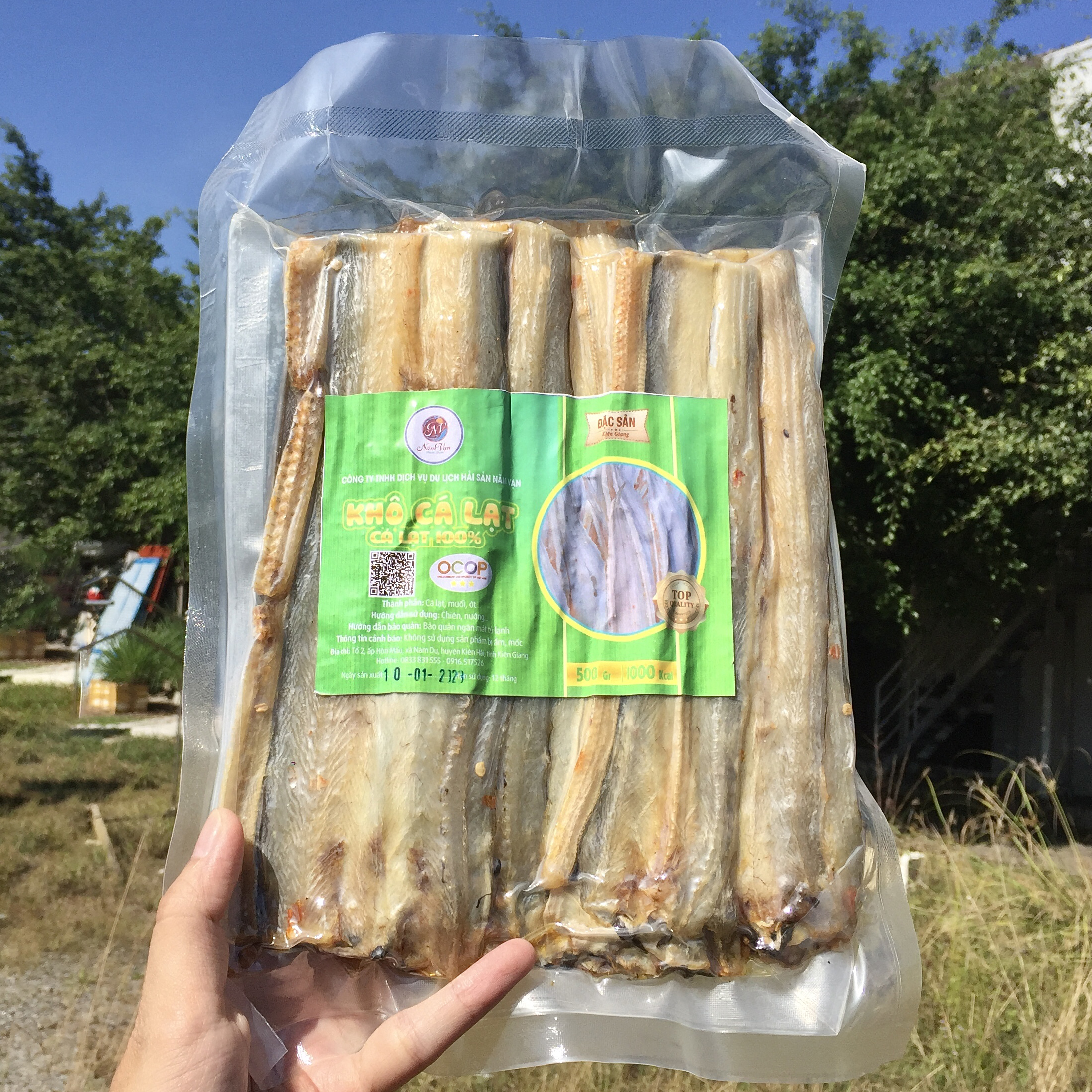 Khô Cá Lạt Năm Vạn, Gói 500gram. Đặc sản Kiên Giang